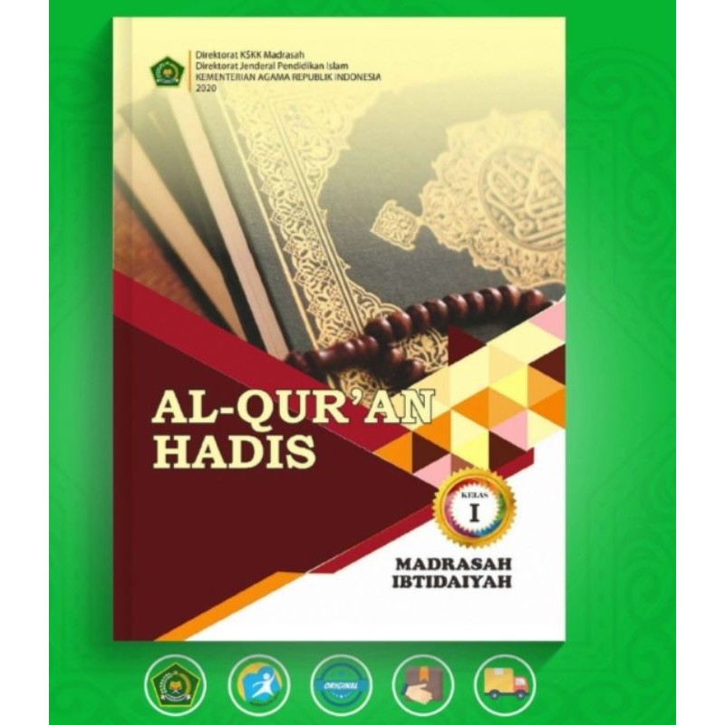 ORI buku teks siswa Al Qur'an hadits k13 kelas 1 edisi revisi terbaru