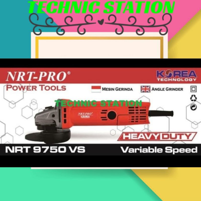 NEWMesin Gerinda Poles Variable Speed NRT PRO 9750VS /NRT9750VS