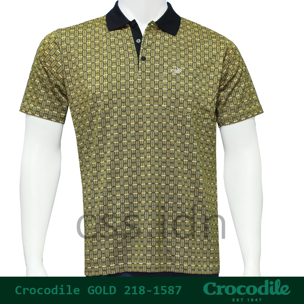 Kaos Kerah Pria Crocodile Gold 218-1587