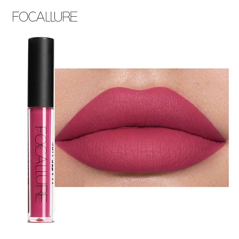 FOCALLURE Matte &amp; Metallic Long Lasting Liquid Lipstick  (100% Original, BPOM Certified)