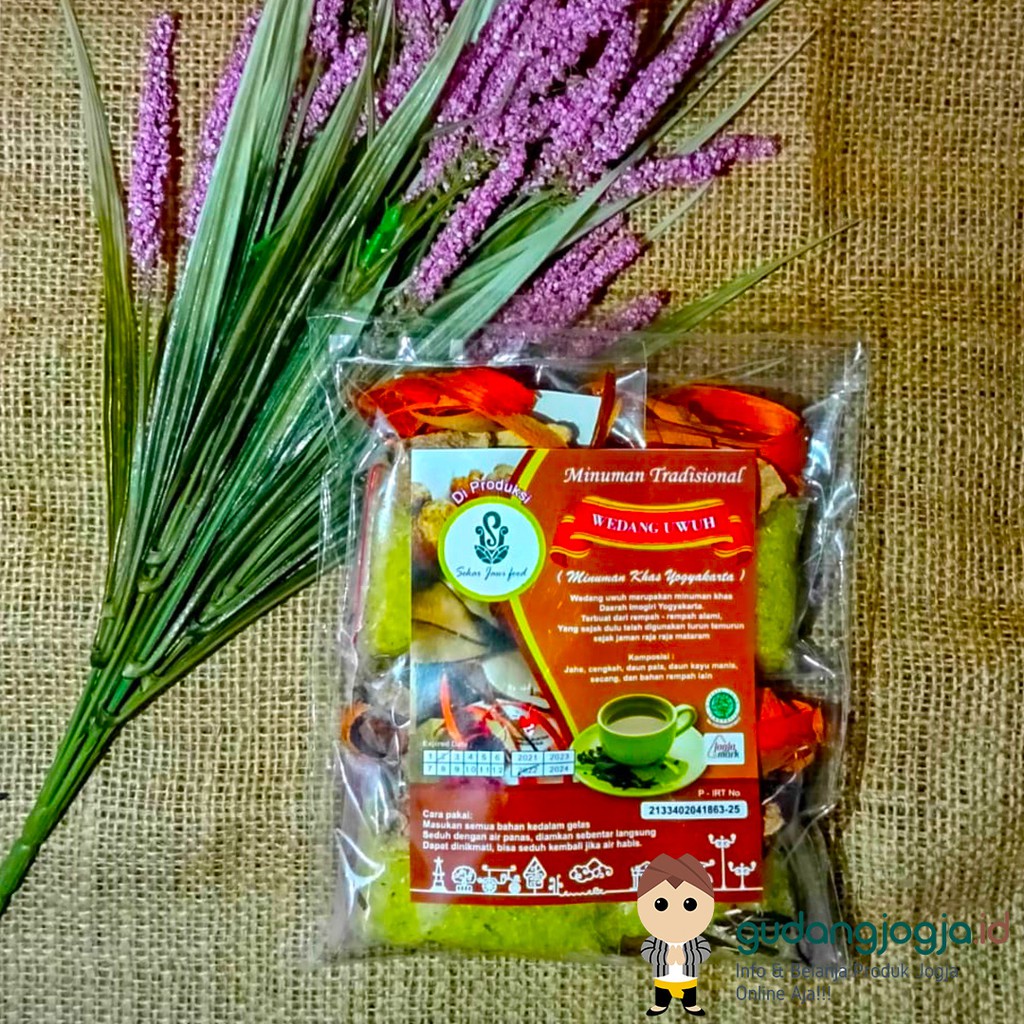 

MINUMAN HERBAL MINUMAN TRADISIONAL WEDANG UWUH ISI 5. OLEH OLEH JOGJA. KHAS JOGJA. GUDANGJOGJA.ID
