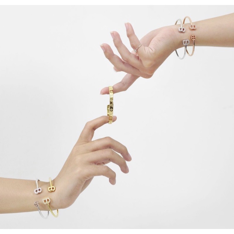 READY Signature Bangle, Deux Bangle, Audrey Bangle by buttonscarves