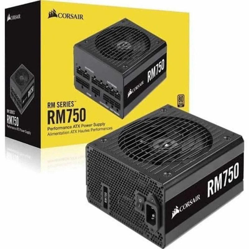 Corsair RM750 750 Watt 80 PLUS® Gold Certified Fully Modular PSU