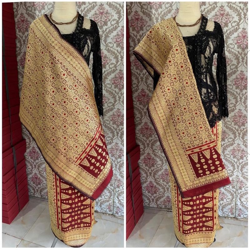 Songket Lepus Rakam Berlian ORI /Songket tenun palembang asli tenun tangan