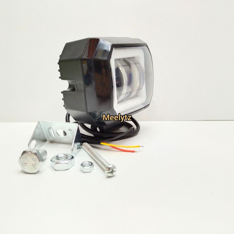 Lampu tembak sorot Original LED cree 2 mata Lensa 4D 20watt 12v-24v-80v