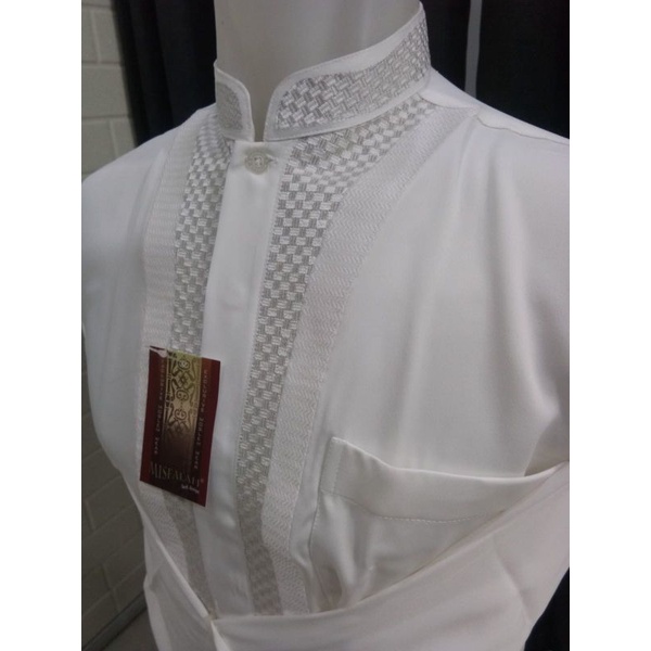 Baju Koko Busana Muslim Pria Dewasa Misfalah Lengan Panjang Seri 0218