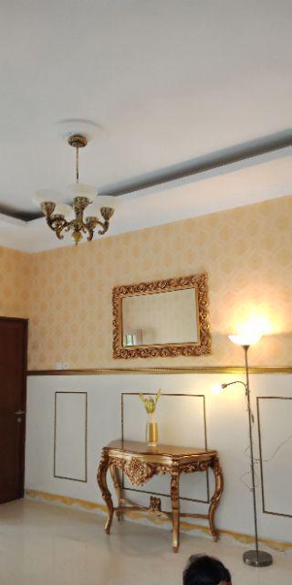 Wallpaper Dinding Klasik Gold Emas Eropa Style Luxury