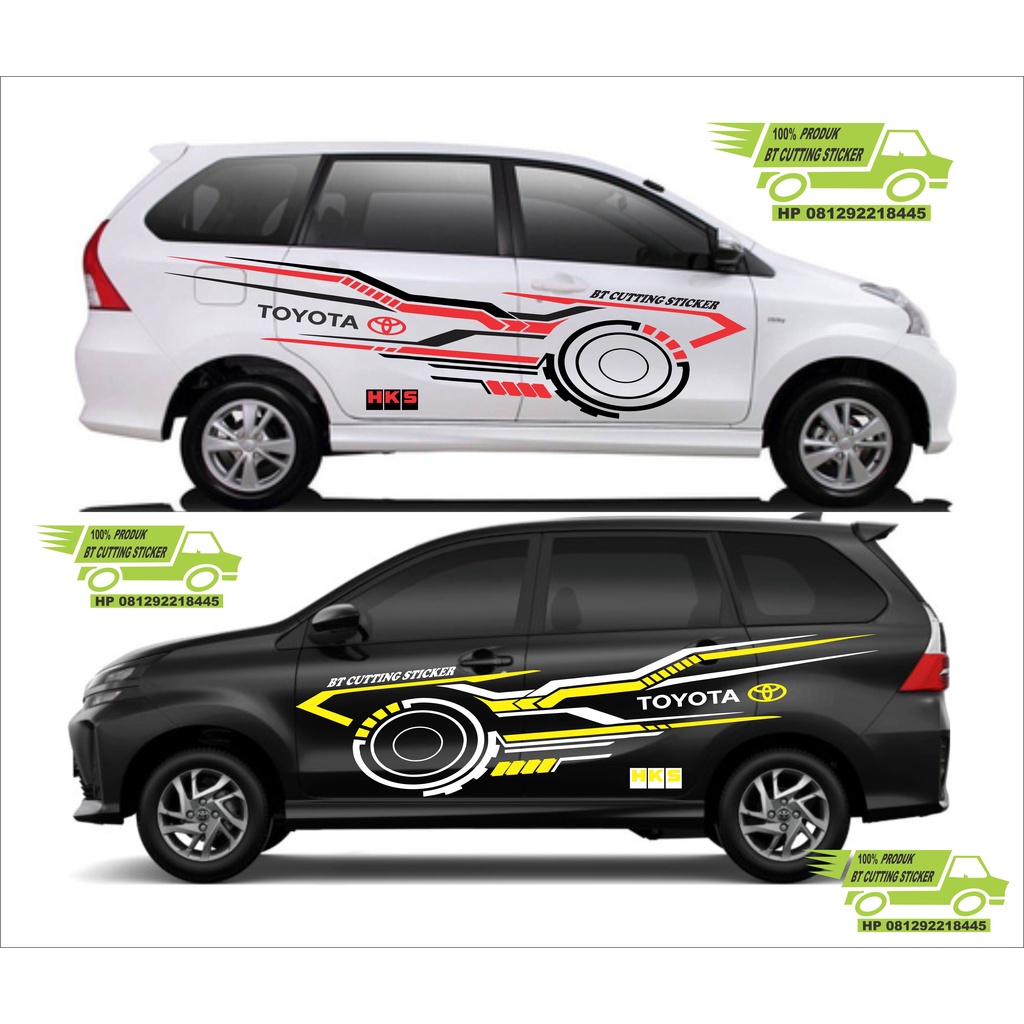 sticker mobil avanza stiker avanza sticker mobil toyota avanza sticker avanza striping mobil avanza 