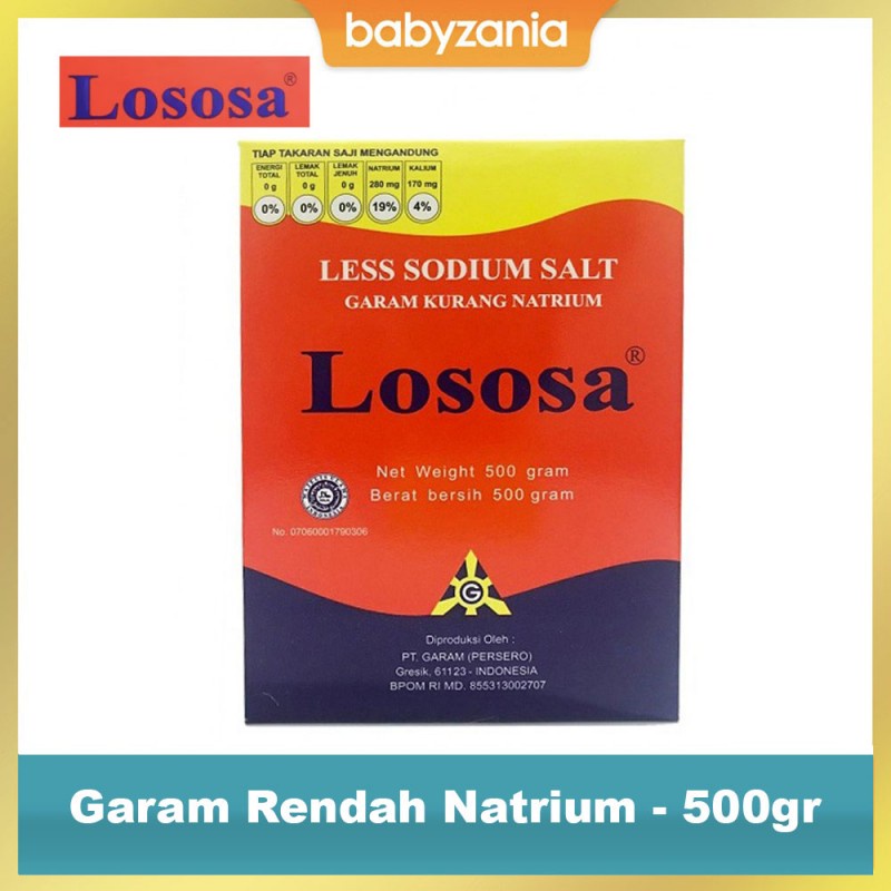 

Lososa Garam Rendah Natrium - 500 gr