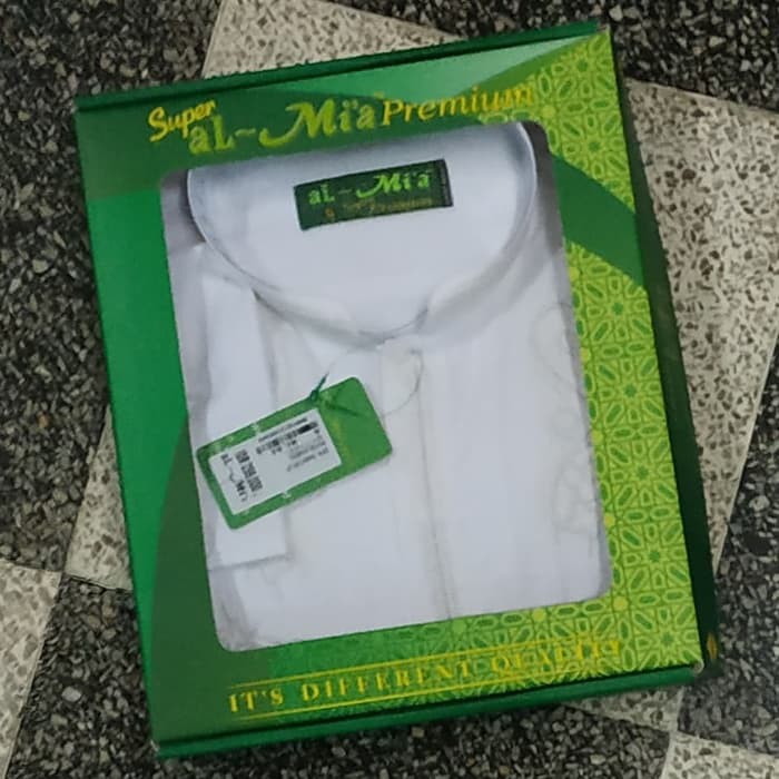 Baju Koko ALMIA Premium Lengan Panjang