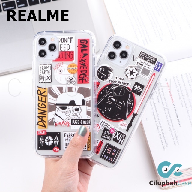 REALME 2 PRO 5 6 7 i C3 C11 C12 C15 C17 C20 C21 C25 - SOFTCASE STARWARS SHOCKPROOF