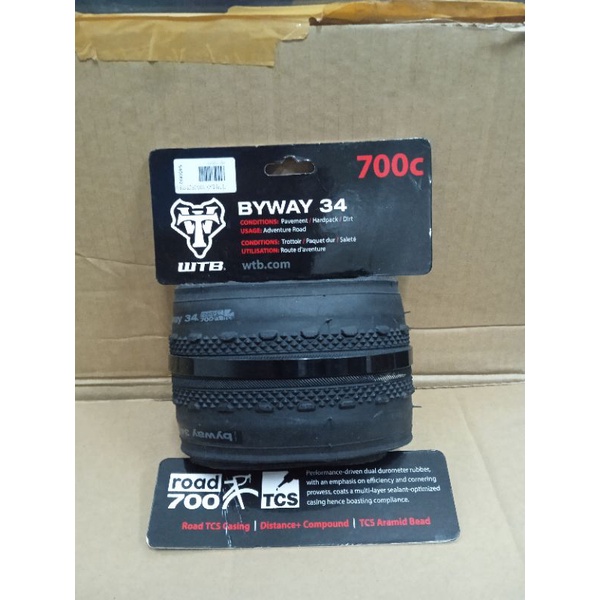 ban luar wtb byway 700x34c kevlar new-original