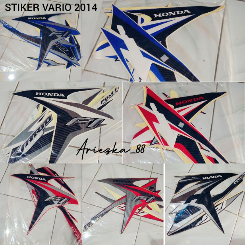 STICKER LIS STRIPING HONDA VARIO125 2014 | stiker motor honda vario125 seri pertama