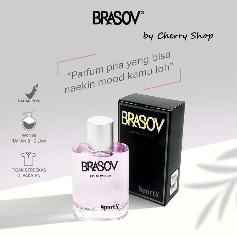 [100ML] [BPOM] [HALAL] BRASOV Eau De Parfum 100ml | 100 ml Original Halal BPOM | minyak wangi tubuh