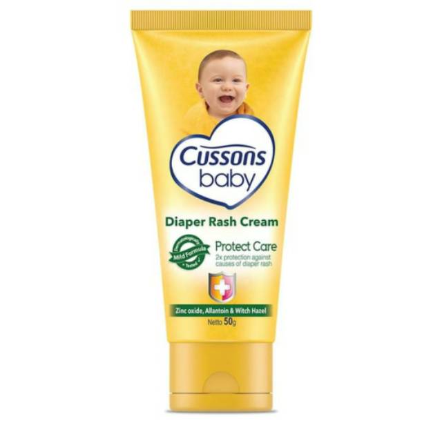 Cussons Baby Cream Protect Care 50g DIAPER RASH CREAM CUSSONS CREAM BAYI 50G (CREAM PROTECTCARE 50g)