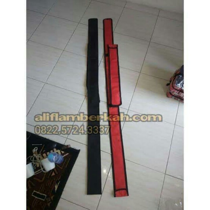 Sarung Toya Silat + Tas Golok Sarung Tongkat Wushu Rotan
