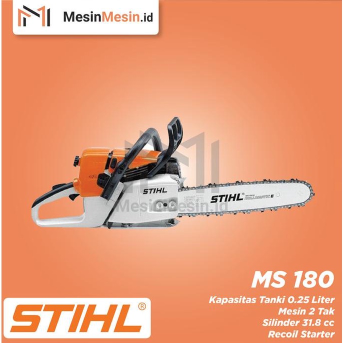 Gergaji Mesin (Chainsaw) Stihl Ms180 - 16 Inch Termurah