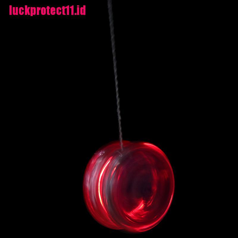 Lucktoy 1pc Mainan Yoyo Plastik Kecepatan Tinggi Dengan Lampu Led Luminous Untuk Anak