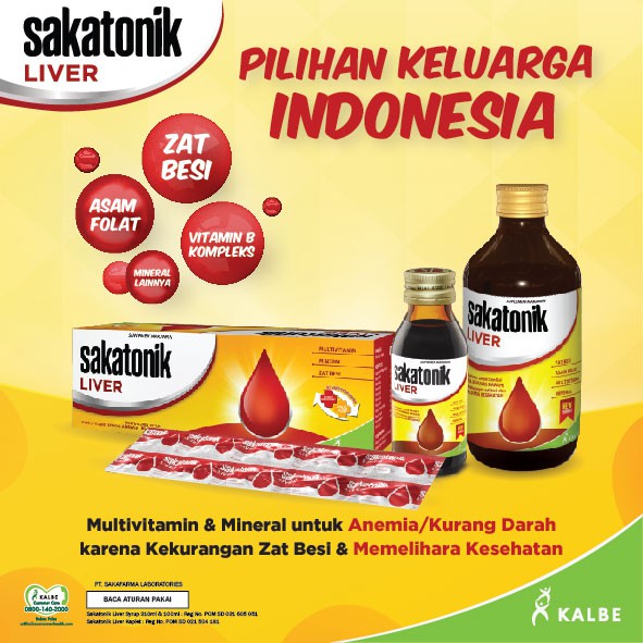 Sakatonik Activ Kaplet Strip - Vitamin Penambah Darah