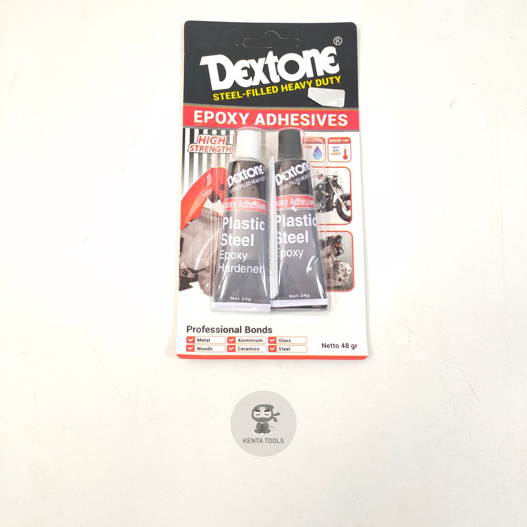 

DEXTONE Lem Besi 48 Gram Serbaguna / Lem Epoxy DEXTONE Multifungsi