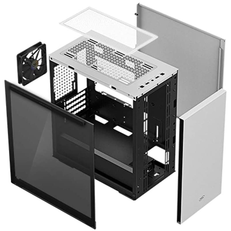 Deepcool MACUBE 110 White + 1 Fan Micro ATX Casing PC