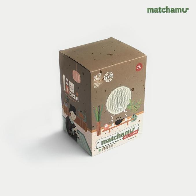 

[ COD ] Matchamu Hojicha Latte 20pcs NEW Kode 967