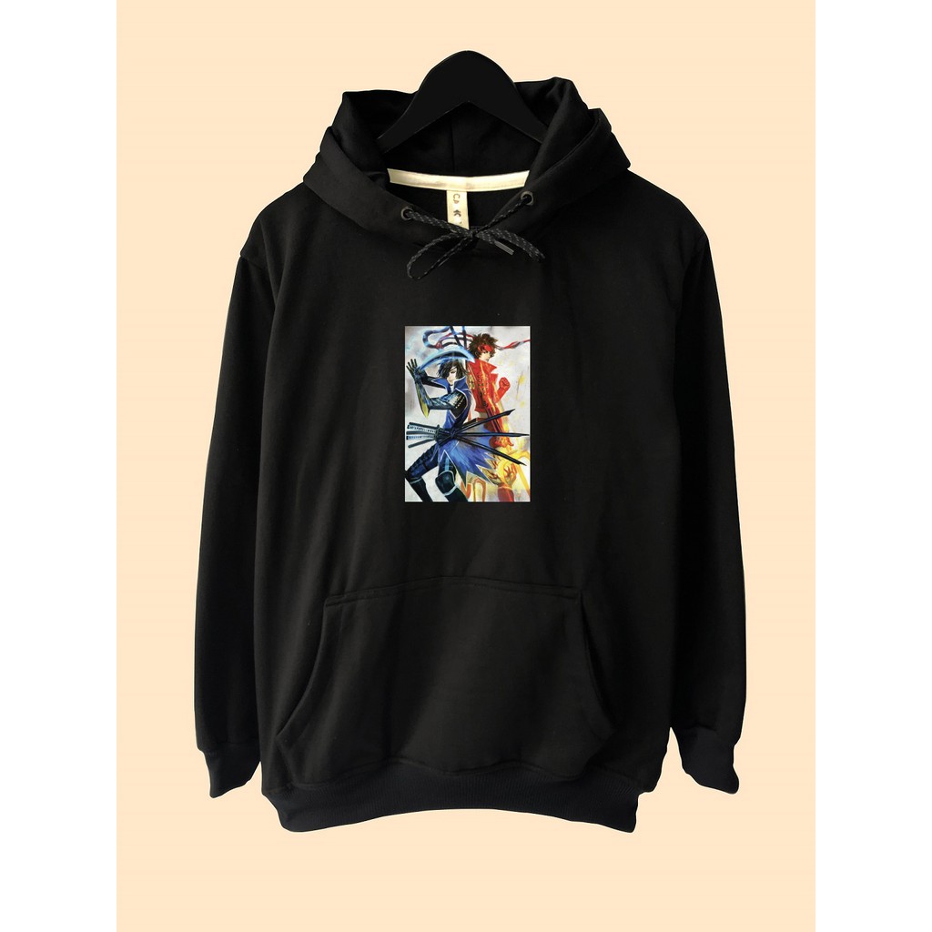 jaket hoodie premium desain sengoku basara samurai japan