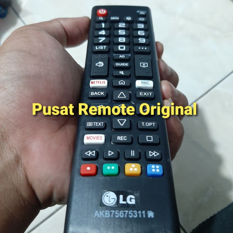 REMOTE REMOT SMART TV LG LED MOVIES AKB75675311