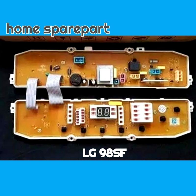 Modul pcb mesin cuci LG WF-L7001TC WF-L705TC WF-L805TC code part XQB60-98SF original program