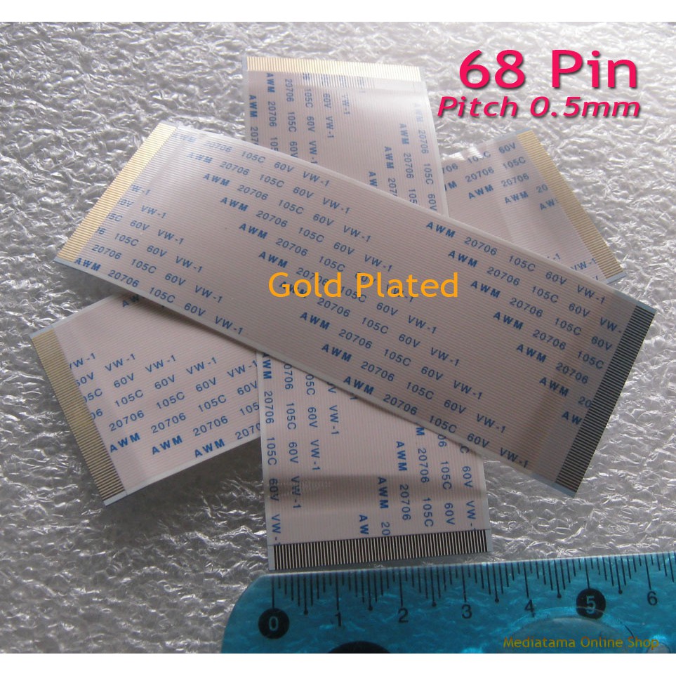 PCB Flexible Cable 68 Pin AWM 20706 20861 TTL T-Con TV Led Gold-Plated