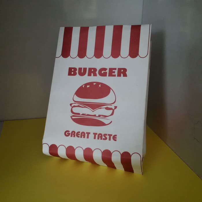 

Kantong burger -Kantong Burger Kecil- 100 pcs -Kantong Burger Kecil