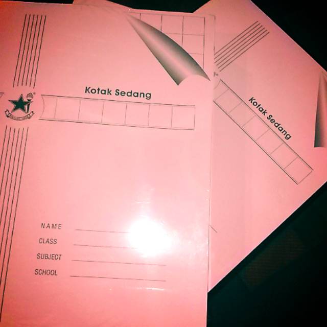 

Murah!! Buku kotak sedang - Pink