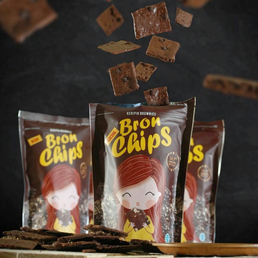 

Keripik Bron Chips (Brownies Chips)