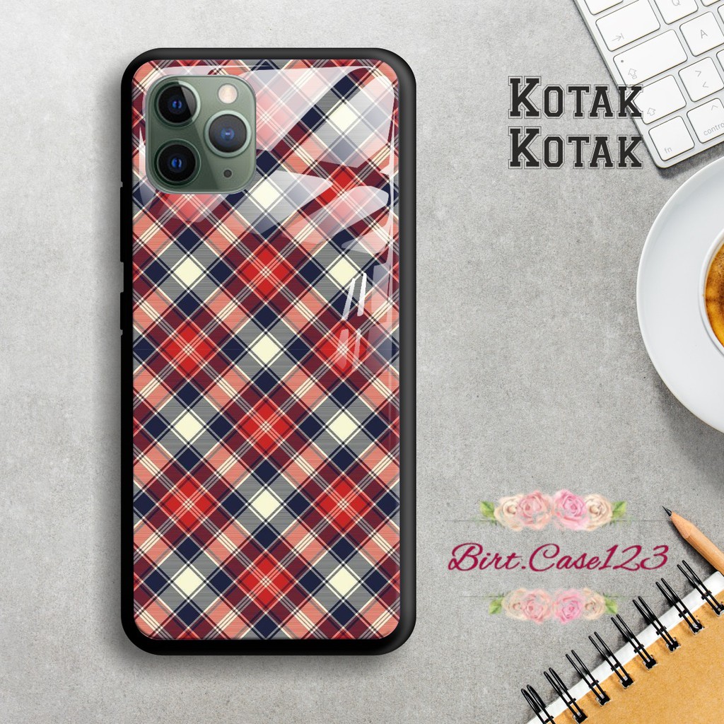 Back case glass KOTAK-KOTAK Oppo A3s A1k A5 A9 2020 A7 F9 A5s A31 A52 a53 A92 A37 A57 A59 A71 BC1447