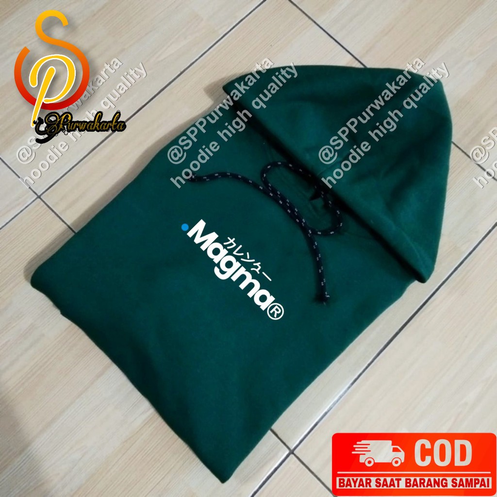 Jaket hoodie magma sweater premium distro pria wanita tangan panjang tebal halus apparel new korea
