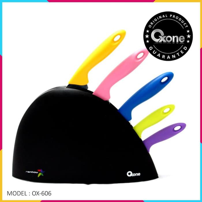 Pisau Oxone OX-606 Rainbow Knife Set