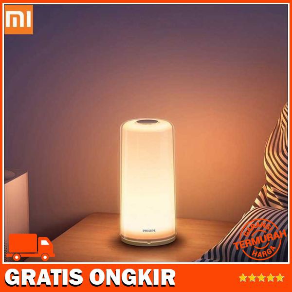 Xiaomi Philips Zhirui Lampu LED Night Light Bedside Lamp