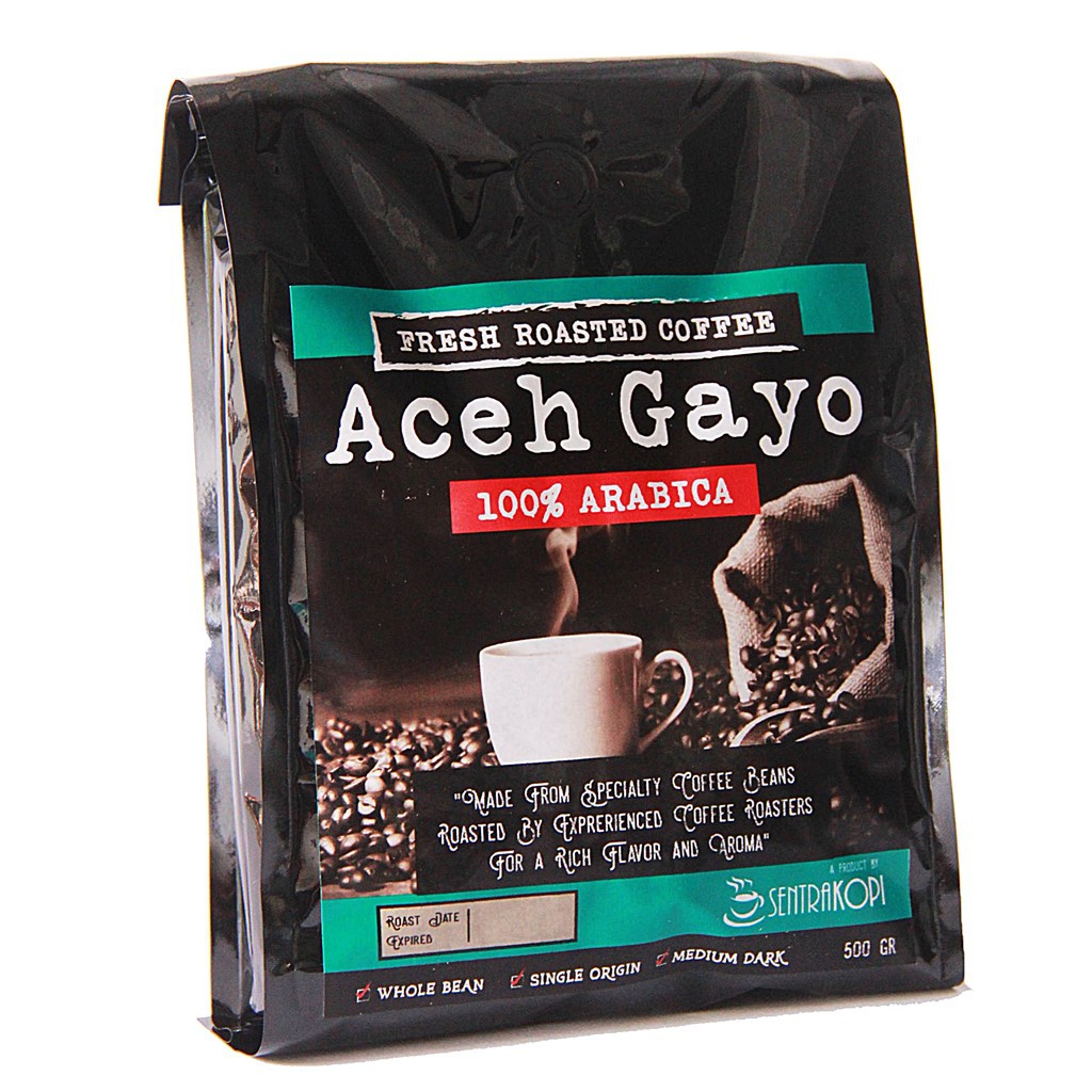 

Kopi Arabika Aceh Gayo 500 Gram - Bubuk / Biji - Premium Origin Arabica Coffee by Sentra Kopi 500Gr