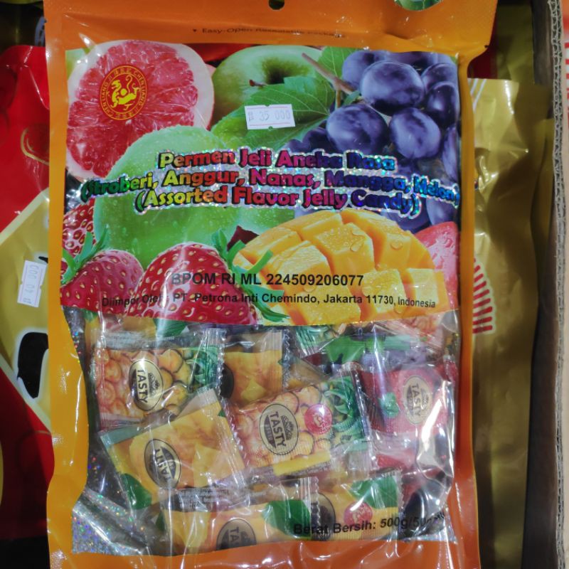 

Permen Jelly Aneka Buah 500 gr