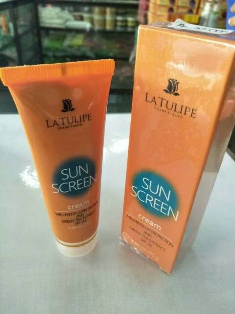 La Tulipe Sunscreen Cream Green Tea