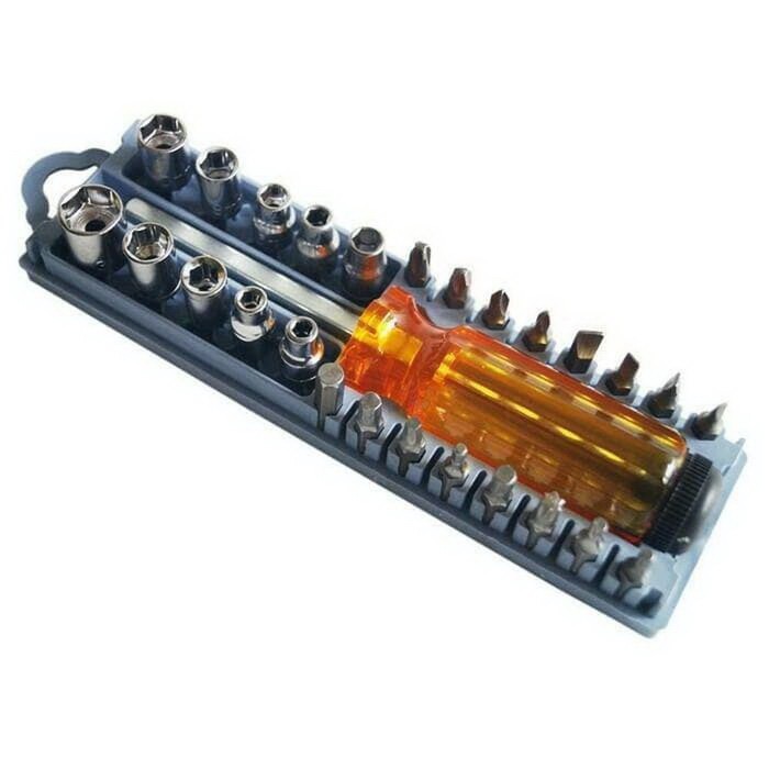Screwdriver Case 28pcs Kunci Sock Obeng Multifungsi 28 pcs Kunci Sok