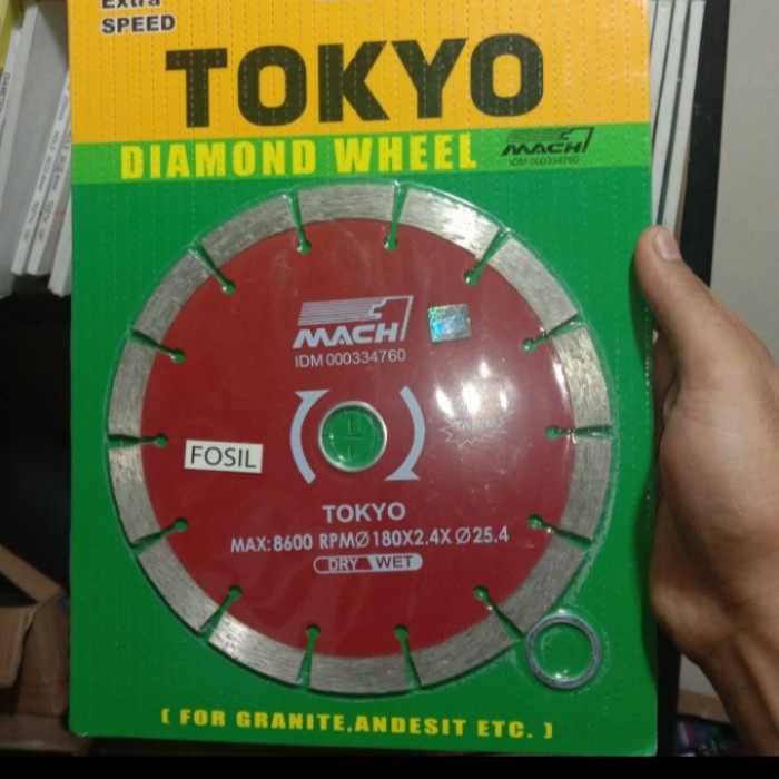NQT | Mata Gerinda Potong Keramik Granit 7 inch TOKYO DIAMOND WHEEL (YM)