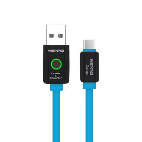 Kabel Data Hippo Teleport 2 USB Type C Fast Charging 120 cm / Tipe C - RANDOM COLOR