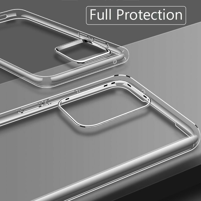 Silicone Soft Slim Transparent High Clear TPU Phone Case Protector Cover Case For Samsung Galaxy S20/ S20Plus/S20Ultra