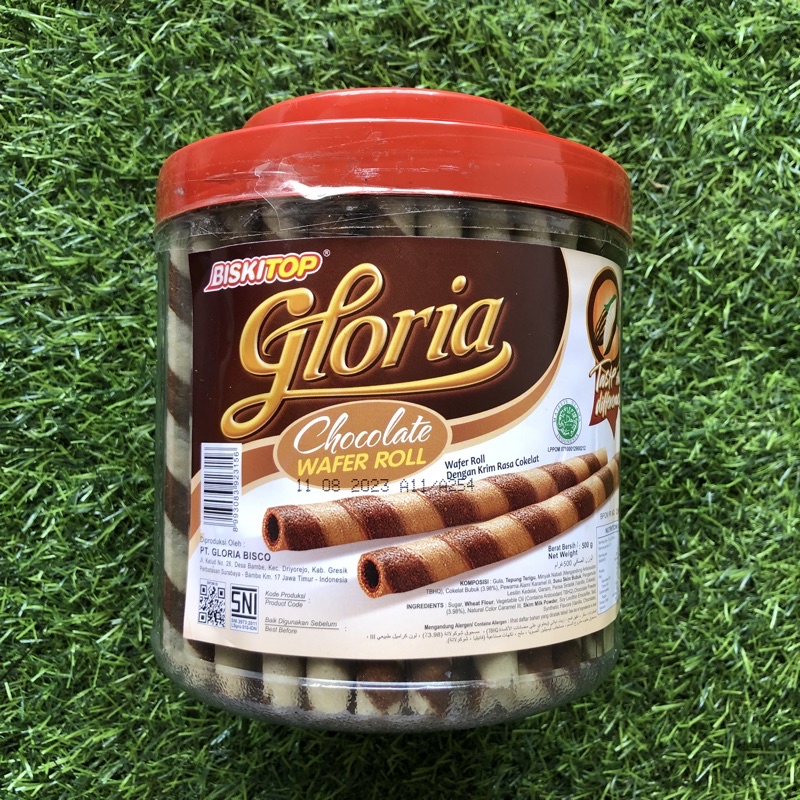 

BISKITOP GLORIA COKLAT WAFER ROLL - 500gr