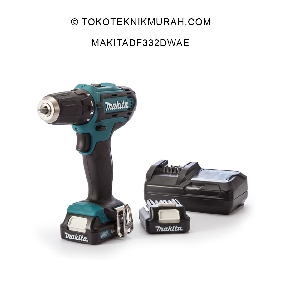 Makita DF332DWAE Mesin Bor Brushless Cordless Drill DF 332 DWAE