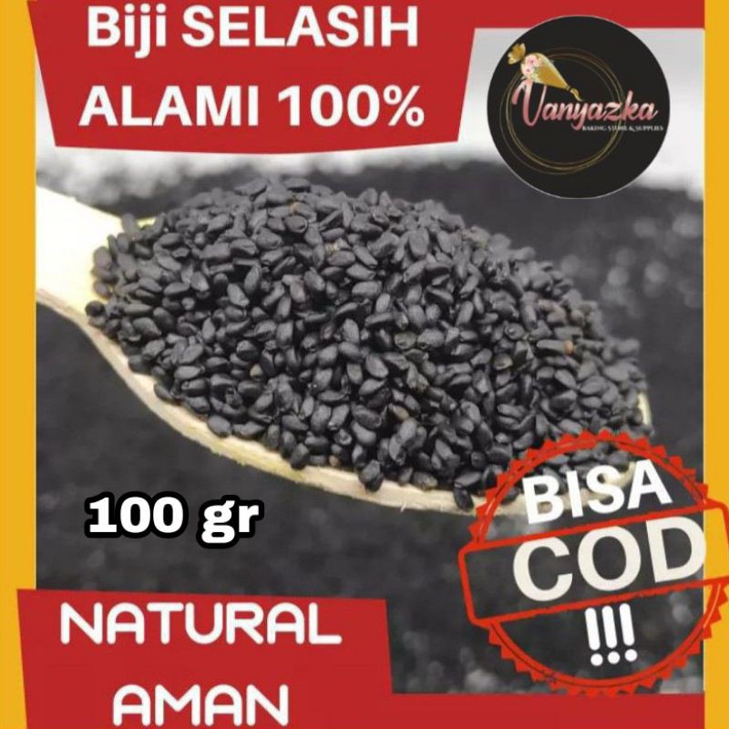 

Biji Selasih Kering/Basil Seed 100gr