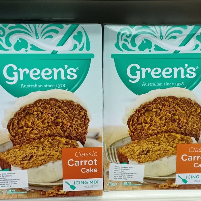 Greens Classic Carrot Cake 470 gram