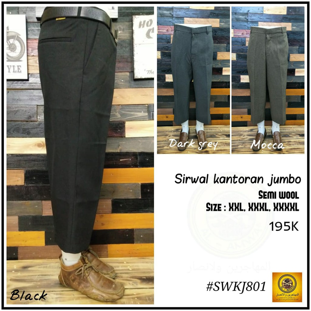 Celana Sirwal Premium Kantoran JUMBO