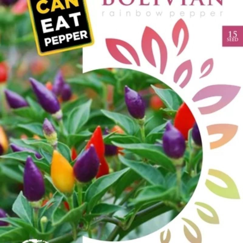

Cabe Pelangi Bolivian Rainbow - Exotic Pepper- Isi 15 Seeds